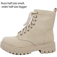 thumbnail image 2 of Soda Women's Combat Lace Up Ankle Boots, 2 of 5