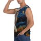 thumbnail image 3 of Fotbe Vintage Starry Sky Labrador A Men's Camiseta sin Mangas Estampada para Hombres, Playera Casual para Gimnasio, Entrenamiento, Playa-X-Large, 3 of 7