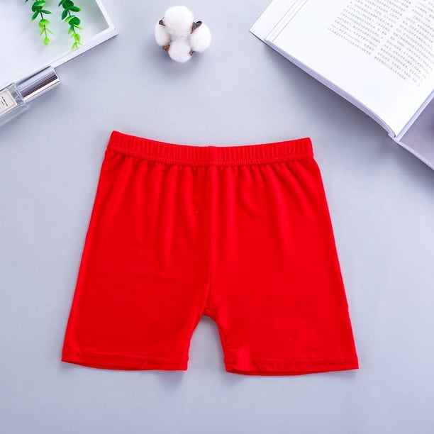 Pantalones de seguridad para niñas, pantalones cortos anti luz de color caramelo para niños, pantalones de seguridad para niñas, ropa interior de boxeo para bebés