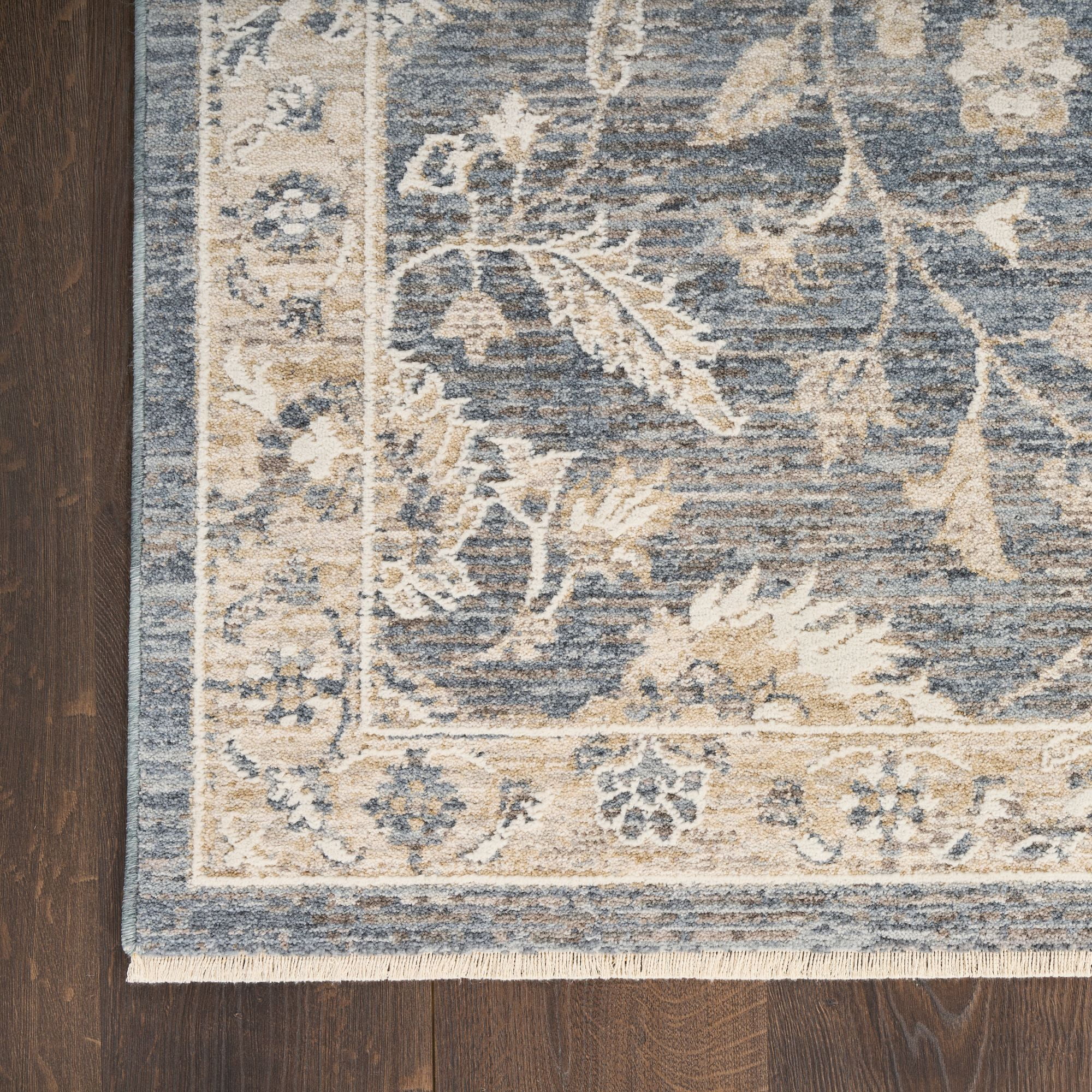 Nourison Harbor 5'3" x 7'6" Blue Vintage Indoor Rug
