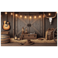 thumbnail image 1 of Rustic Design Cowboy Banner Western Theme Decoration Vintage Wooden Elements for Western Party Theme Party Cowboy Event, 1 of 5