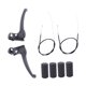 thumbnail image 4 of Freno de silla de ruedas,Reemplazo de frenos de silla de ruedas anti -deslizamiento,Accesorios de arbólogo de silla de ruedas Profesional,Conjunto de freno de mano de silla de ruedas de, 4 of 10