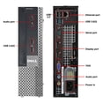thumbnail image 4 of Dell Optiplex 9020 USFF /Micro Computer Pc Intel Core i5 Processor 16GB RAM 250GB SSD Windows 11 Home New Keyboard Mouse, WiFi Refurbished, 4 of 4