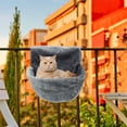 thumbnail image 5 of Ghojet Cat Plush Radiator Bag Soft Cat Hanging Bed with Strong and Durable Iron Frame Warm and Cosy Cat Hanging Hammock Style Home Cradle for Small Pets Kitten Puppy Dog, 5 of 7