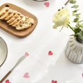 thumbnail image 5 of Valentine''s Day Tablecloth 60×84 Inch, Pink Love Hearts Washable Table Cover for Party Picnic Dinner Decor, 5 of 5