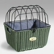 Nantucket Bike Basket Company Somerset Green Pet Handlebar Basket