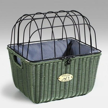 Nantucket Bike Basket Company Somerset Green Pet Handlebar Basket
