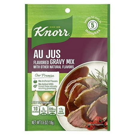 2-Pack Gravy Mix For Delicious Easy Meals and Side Dishes Au Jus No Artificial Flavors, No Added MSG 0.6 oz