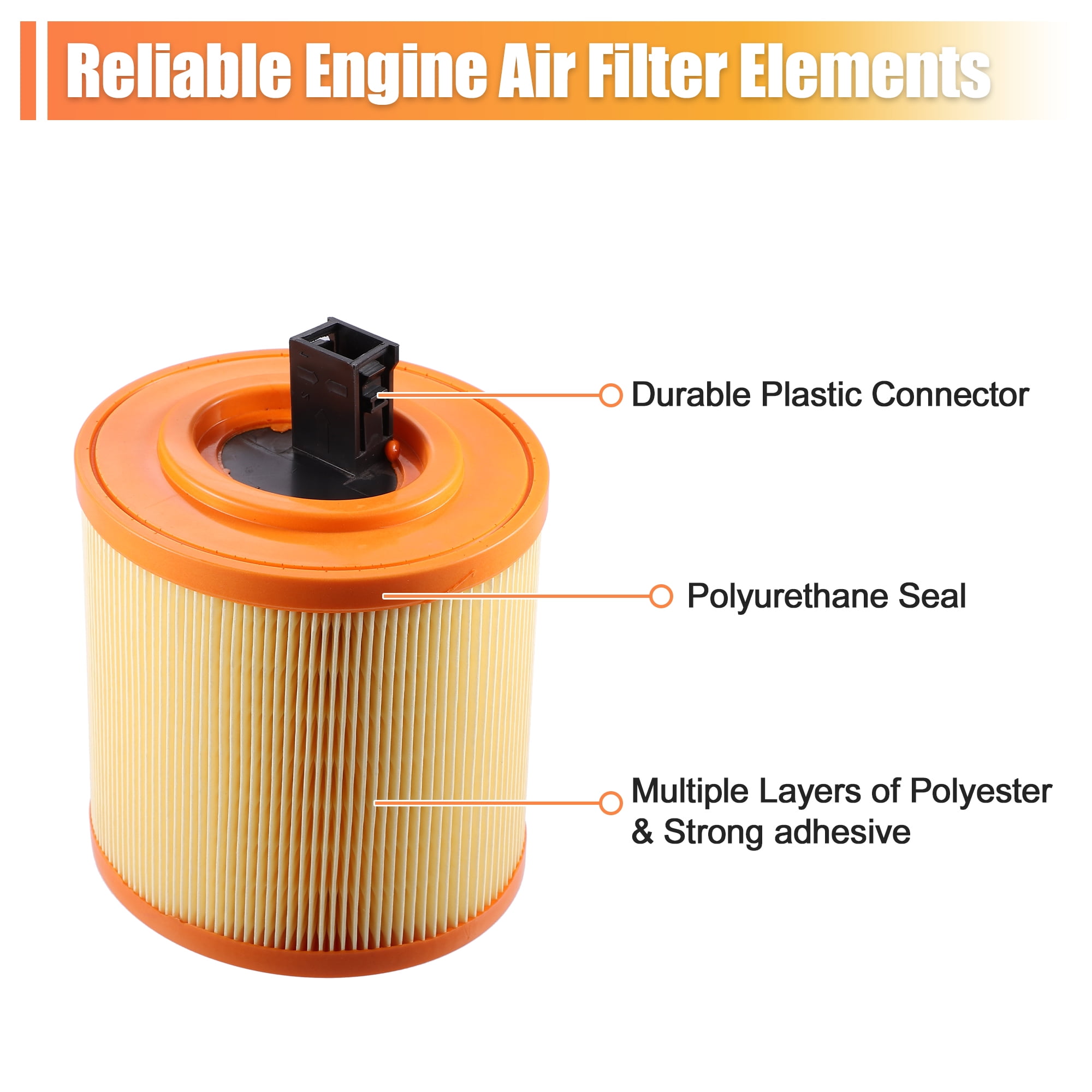 Unique Bargains Car Engine Air Filter for Chevrolet Cruze and for Cadillac ATS 13367308