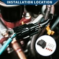 thumbnail image 2 of Conector de terminal de cable hembra impermeable de 4 pines para sensor de oxígeno para Toyota para Lexus 1 juego, 2 of 6