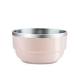 thumbnail image 2 of Ckraxd Large Stainless Steel Insulated Bowl Portable Stackable Fruit Basin for Home and Outdoor Use Heat Retention Easy to Clean Multipurpose, 2 of 6