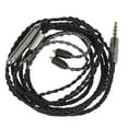 thumbnail image 1 of Cable de Audifonos con conector MMCX, Audifonos con cable de 3.5mm con micrófono para Shure Eccomum Cable de repuesto, 1 of 5