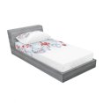 thumbnail image 3 of Ambesonne Christmas Fitted Sheet & Pillow Sham Set, Retro, Full, White Orange and Blue, 3 of 3