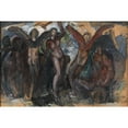 thumbnail image 3 of J.A. Jerichau 24x17 Black Modern Framed Museum Art Print Titled - Figure Composition with Bacchants (1914 - 1915), 3 of 5