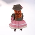 thumbnail image 4 of Gran de Navidad: muñeca de de 40 cm, muñeca sentada, de cerámica coleccionables con soportes de exhibición ajustables n.  degree 3 perfke  Muñeca de porcelana victoriana, 4 of 8