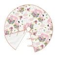 thumbnail image 2 of Daiia Flamingo And Flowers Drawing Merry Christmas Tree Skirt , Xmas Large Lace-up Tree Skirt, Santa Snowflakes Rustic Home Decorations New Year Party Farmhouse Decor-30", 2 of 7