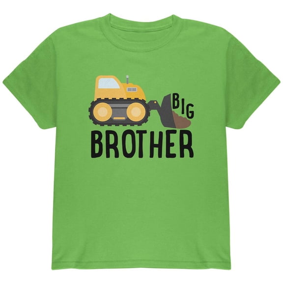 Big Brother Construction Truck Digger Youth T Shirt