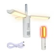 thumbnail image 1 of Beige 750 Lumen Battery-Powered Plastic Multi-Functional Outdoor Light - Foldable Camping Lamp with Magnetic Base, Work Light, Flashlight and Warning Light Functionality, 1 of 6
