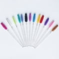 thumbnail image 2 of ACDANC 2026 New 50 Pcs Eyelash Brush Disposable Mascara Wands Colour Brush Lash Brush for Makeup Beauty Salon Travel Daily Use Purple-Red, 2 of 5