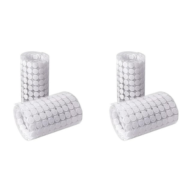 CY5O5ee 2000 Pieces (1000 Pair Sets) 0.59inch Diameter Sticky Back Hook SelfAdhesive Dots Round Sticky Sticker Dots for School Classroom Home DIY Crafts