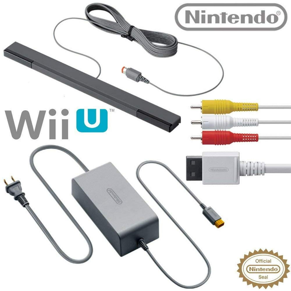 Nintendo Wii U Accessory Kit AC Adapter WUP002, Composite AV Cable