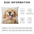 thumbnail image 6 of Nawypu  Sofa Pillow Case, Decorative Throw Pillow Cushion Cover for Home Office Cute Winking Golden Retriever Dog 2pc, 6 of 6