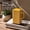 Yellow, variant on Retro Ceramic Fridge Mug with Lid and Straw, Green,Yellow,Gray 550mL, Refrigerator Shape Coffee Cup with Heat-Resistant Handle, Lustre Color Glaze