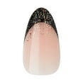 thumbnail image 5 of KISS Voguish Fantasy Holiday, Press on Nails, At Christmas, Black, Medium Almond, 28 Count, 5 of 8