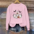 thumbnail image 7 of Aboser Lovely Halloween Sweatshirts for Women Graphic Shirt Classic Crewneck Tunics Warm Cozy Long Sleeve Pullover Sweatshirt Y2k Clothes, 7 of 7