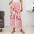 thumbnail image 2 of Hello Kitty Women Pajama Pants Comfy Pj Bottoms Soft Printed Lounge Pant with Pockets, 2 of 7