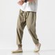 thumbnail image 4 of Pantalones largos, pantalones de farol para hombre, pantalones de lino para hombre, pantalones Harlen de moda, leggings para hombre, 4 of 4
