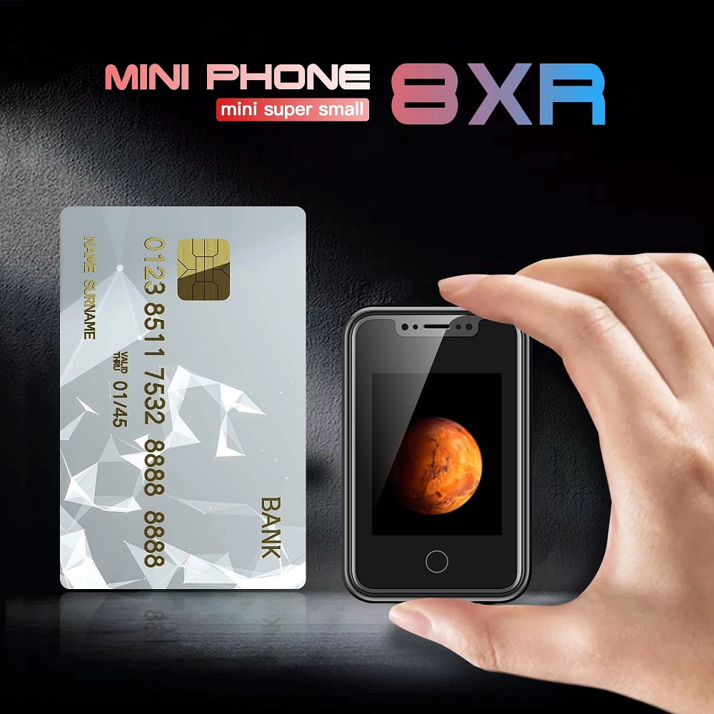 Newest Mini Phone 8XR GSM Feature Phone 1.77 Inch Touch Screen Cellphone MTK6261D 350mAh Supports Multiple Languages