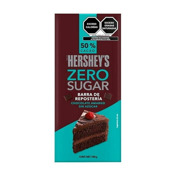 Barra de repostería Hershey's zero sugar 100 g