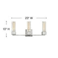 thumbnail image 3 of 3 Light Bathroom Vanity in Mid-Century Modern Style 23 inches Wide By 10 inches High-Heritage Brass Finish Bailey Street Home 81-Bel-3088125, 3 of 6