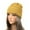 Yellow, variant on Fnooota Womens Knit Beanies, Warm Windproof Solid Color Stretch Winter Hats for Women Black Size Free Size