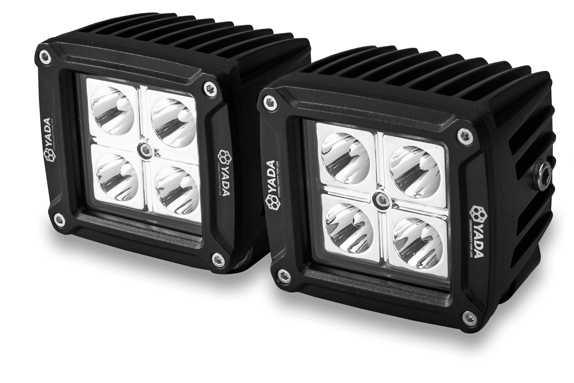 puzzel ventilator vertaler YADA 4-inch 6500K Off Road Driving LED Spot Lights for SUV Truck -18W  Waterproof, 3000 Raw Lumens 2 Pack - Walmart.com