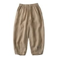 thumbnail image 1 of FNFYFH Clearance Women's Plus Size Linen Pants for Summer Breathable Solid, 1 of 4
