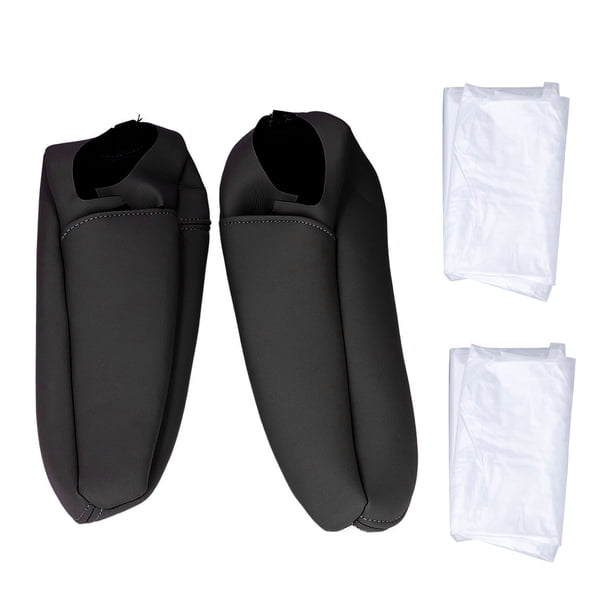 Cubiertas de reposabrazos automáticos cubierta de reposabrazos de consola central a prueba de desgaste dureza de cuero antiarañazos 2 unids/set fácil de limpiar para coche ANGGREK Otros