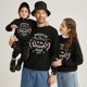 thumbnail image 3 of Sudadera navideña a juego para la familia, diseño exclusivo, luminoso, lista de Naught, 3 of 3