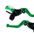 thumbnail image 3 of 1 Par de Palancas de Depósito de Cilindro de Embrague de de Motocicleta Universal, 7/8 "22mm, Motocicleta Izquierda Derecha, Se la la adaptaciónción a verde Yotijar embrague hidráulico, 3 of 4