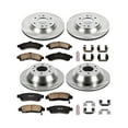 thumbnail image 3 of Power Stop Front and Rear Stock Replacement Brake Pad and Rotor Kit KOE2058, 3 of 8