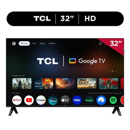 TCL 32" Q21K Series 720P FHD QLED Smart TV with Google TV – 32Q21K