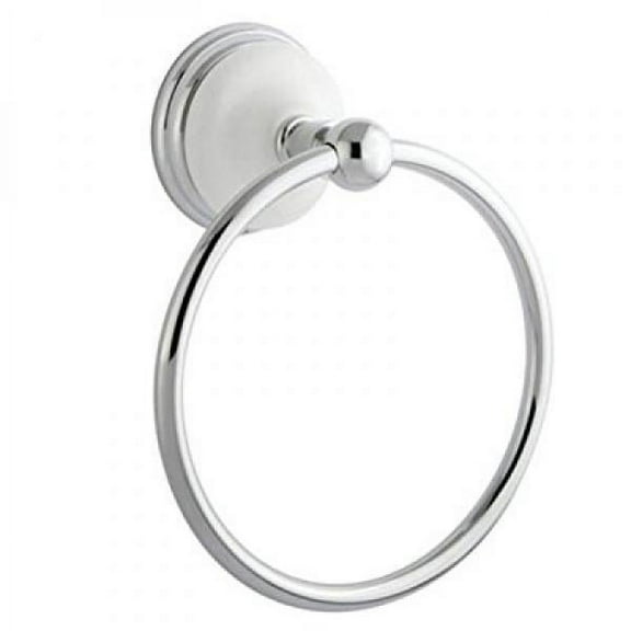 Kingston Brass BA1114C Victorian 6-Inch Towel Ring, Polished Chrome