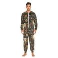 thumbnail image 6 of joogoo Highland Cows Flower Unisex Adults Onesies Pajamas Jumpsuits L, 6 of 7
