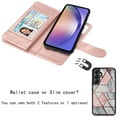 thumbnail image 6 of Takfox Galaxy A54 5G Case, Samsung Galaxy A54 Wallet Phone Case,Sturdy PU Leather Magnetic Detachable 9 Card Holders Shockproof Kickstand & Strap Protective [Flip Cover] for Samsung A54 5G -Marble, 6 of 9