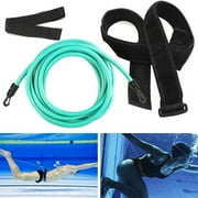 4m Swimming Belt for Adults Swimming Bands for Training Flexible Swimming Rope Belt for Pool, Adjustable Swimming Training Rope Bands Swimming Elastic Rope Swim Belt Swimming Resistance Belt