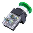 thumbnail image 6 of Red Green AC 250V 6A DPST Momentary Mushroom Button Switch, 6 of 8