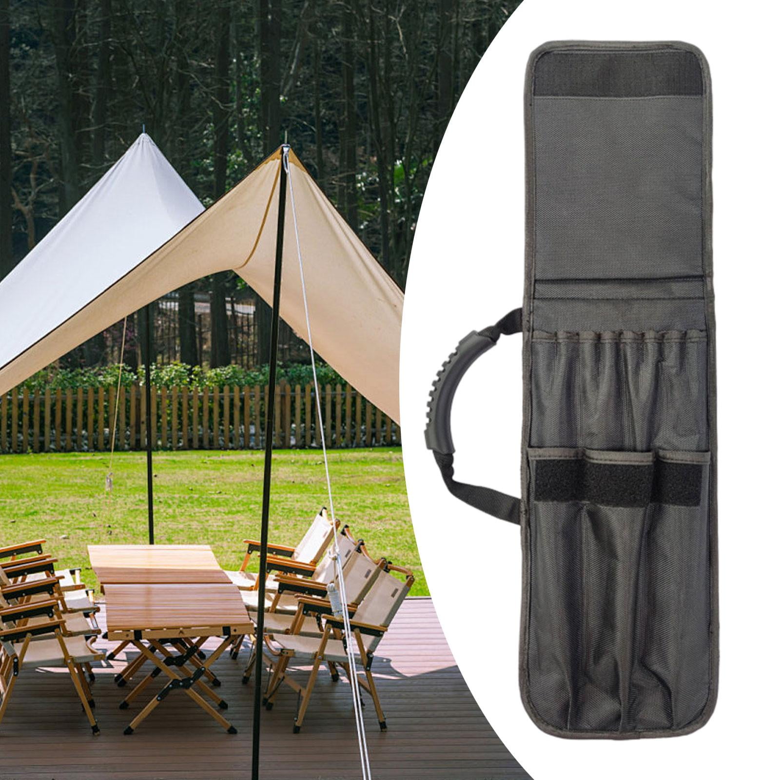 simhoa Tent Stakes Storage Bag Container Multifunctional Hammer Large Capacity Bag Tool Tote Bag Case for Camping Hiking Backpacking
