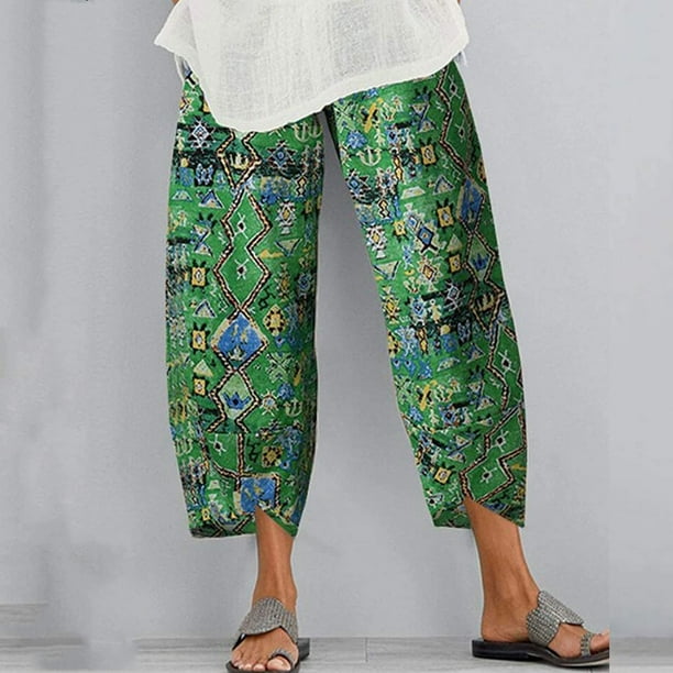 Puntoco Mujer Casual Estampado Cintura elástica Entrenamiento Deportes Pantalones de pierna ancha Pantalones Puntoco Puntoco-5040