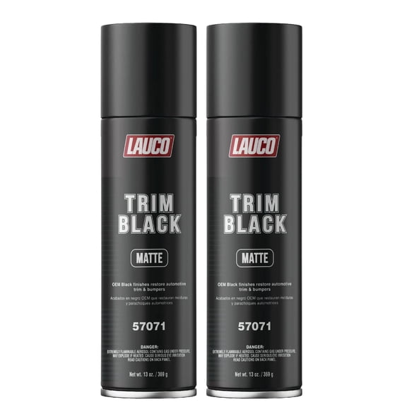 Trim Black Matte Aerosol 13 oz. Automotive Spray Paint Can Quantity: 2 Pack
